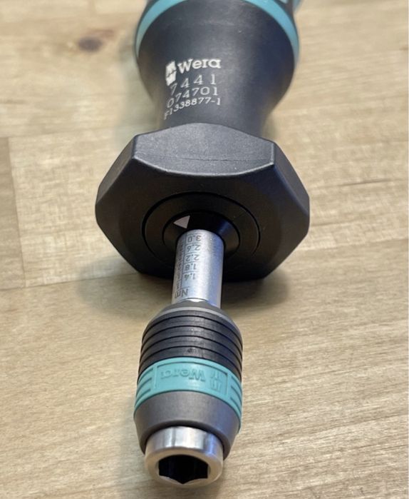 1.2-3.0 Nm Wera 7441 wkrętak klucz dynamometryczny Apple iPhone Thule