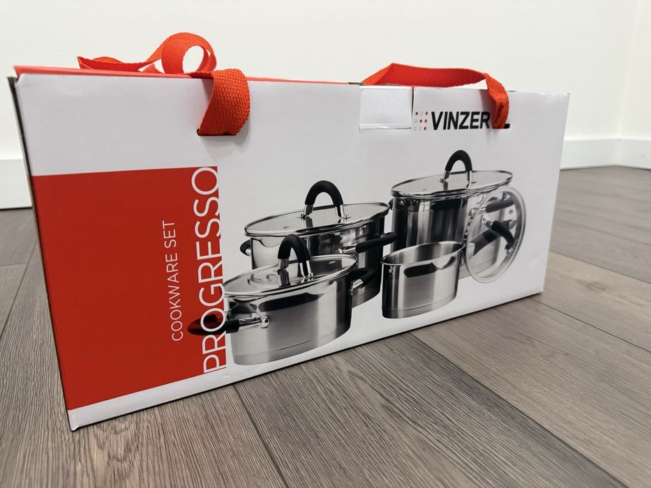 Набір посуду Vinzer з нержавіючої сталі