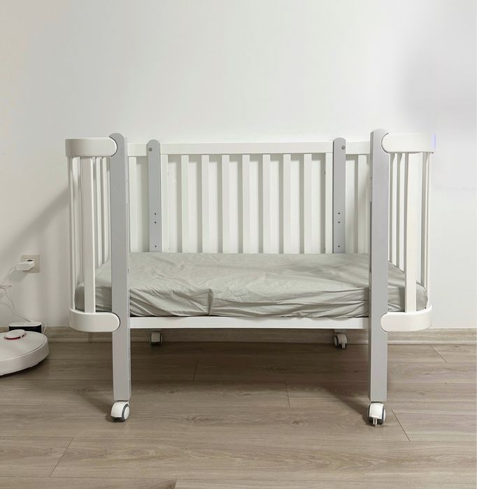 Дитяче ліжечко верес монако + матрац та колеса стан НОВОГО