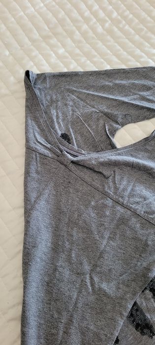 Camisola cinzenta lantejoulas