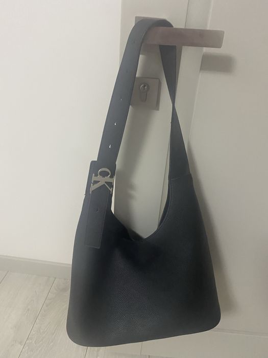 Сумка чорна велика C K