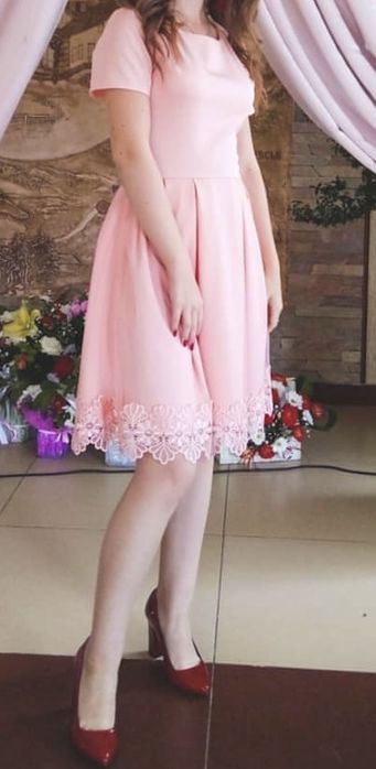 Сукня літня ніжного персиково-рожевого кольору