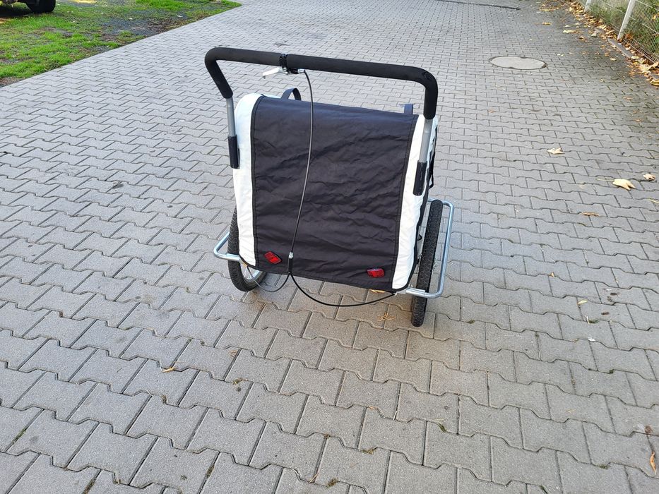 Przyczepka rowerowa dla dzieci 2w1 – 2-osobowa
