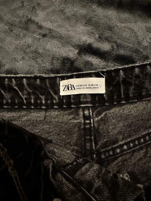 Чорні джинси mom zara