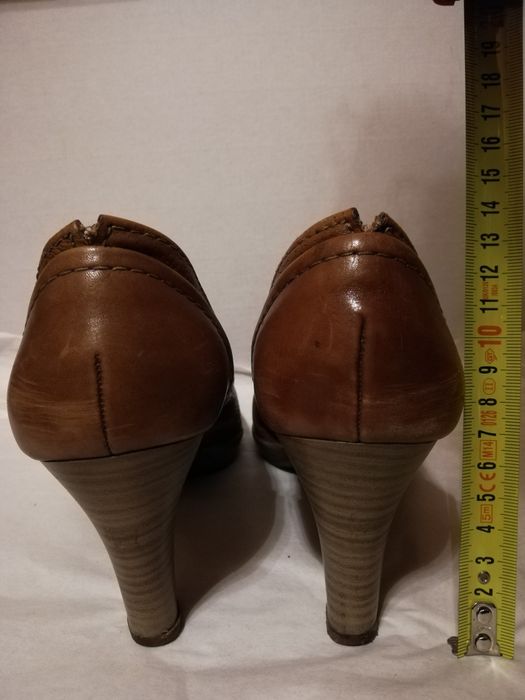 Buty na obcasie Marco Tozzi 100% skóra naturalna r. 38