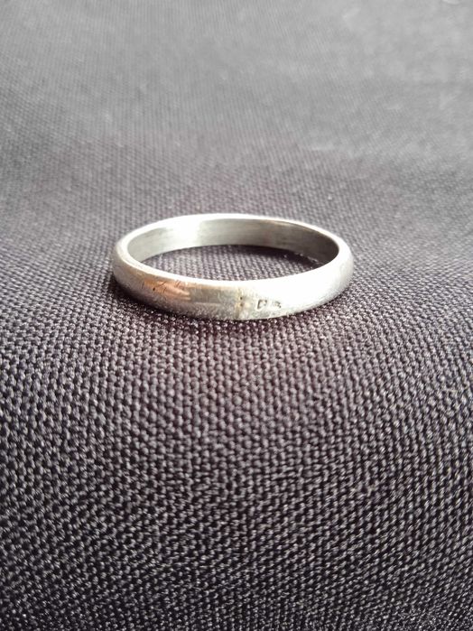 Aliança em prata T22