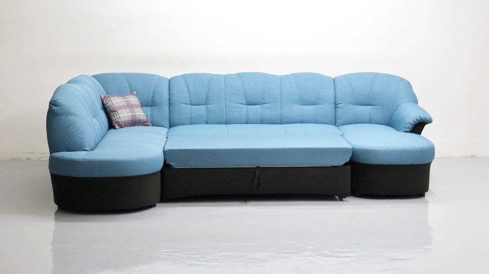 SYP Nowy NIEMIECKI narożnik U funkcja spania, rogówka, kanapa sofa