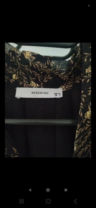 Sukienka w złote listki 34