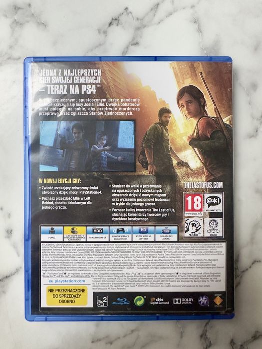 The Last Of Us Remastered PS4 PL