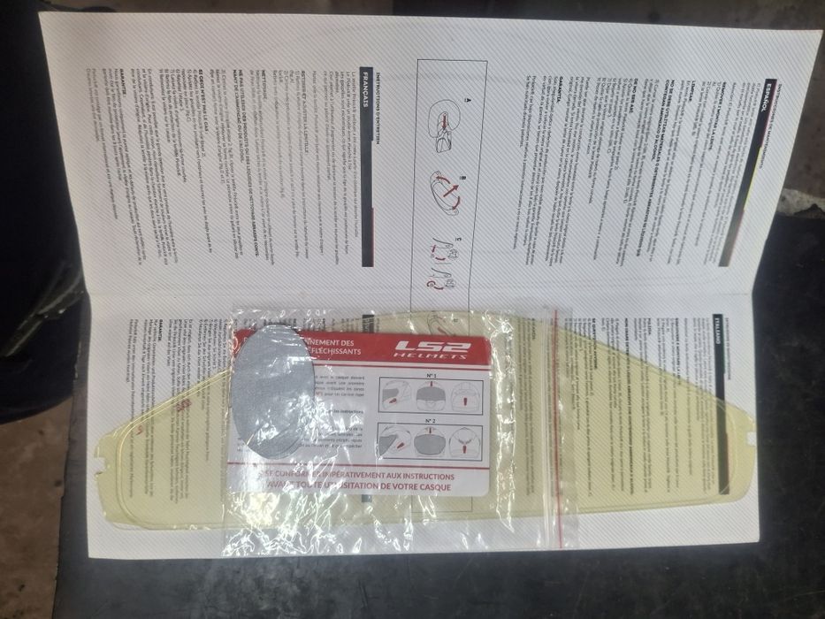 Pinlock para capacete LS2