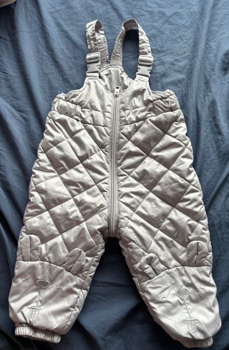 Spodnie ocieplane kombinezon 80 dziewczynki