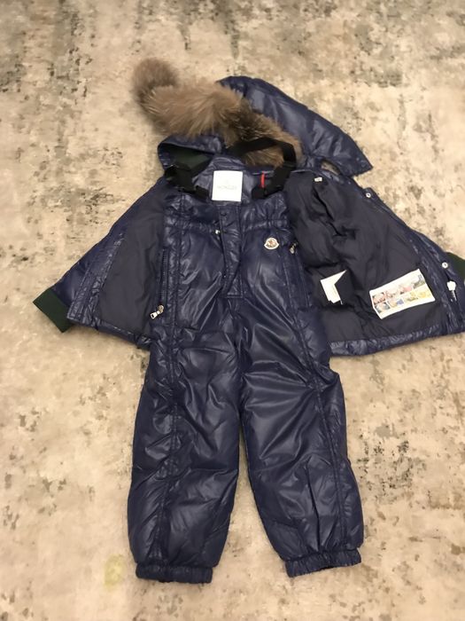 Moncler курточка та комбінезон (оригінал, див. QR-код) на зріст 116см
