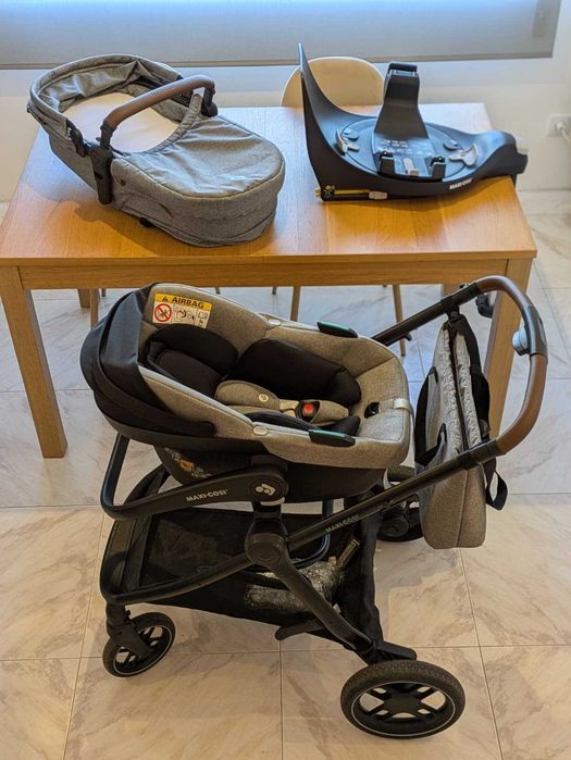 Maxi-Cosi Zelia S Trio + FamilyFix 360, muito bom estado