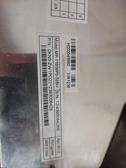 Teclado portátil Toshiba C855D usado em bom estado