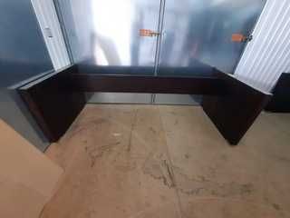 Secretária Altamira em madeira Wengué