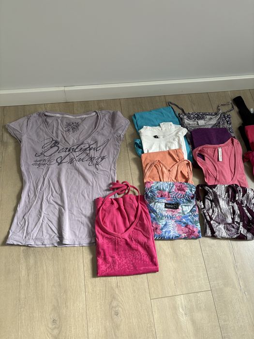 Bluzki na ramiączkach spodnie dresowe zestaw S/M