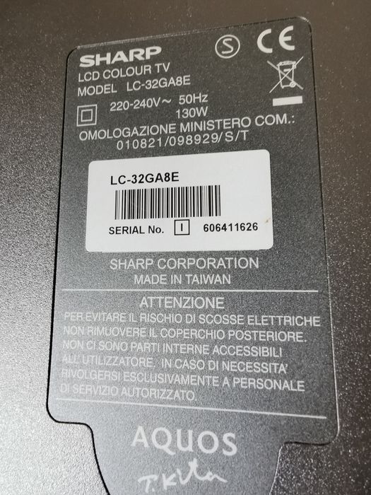 Телевізор sharp 32"