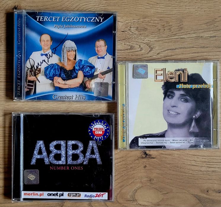 Sprzedam płyty CD Abba, Tercet Egzotyczny, Eleni