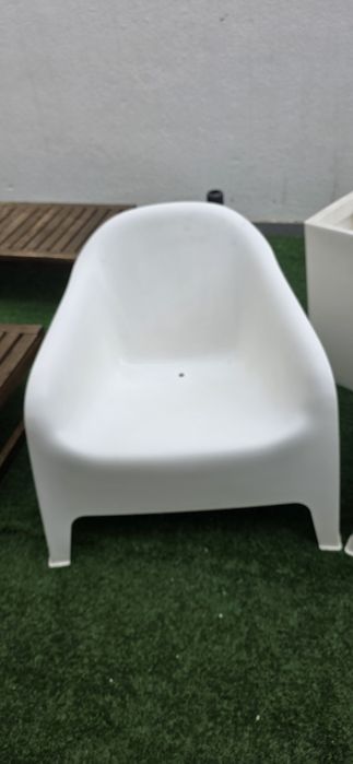 Conjunto Jardim - poltrona e vaso