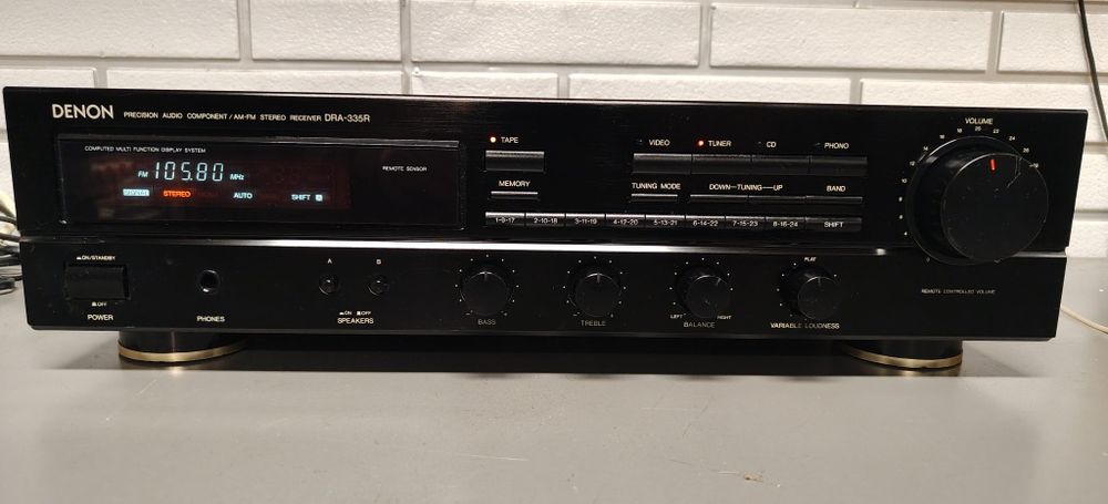 Amplituner DENON DRA-335R. IDEALNY