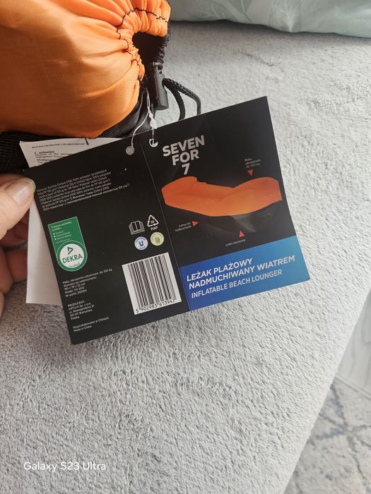 Leżak plażowy dmuchany Seven for 7