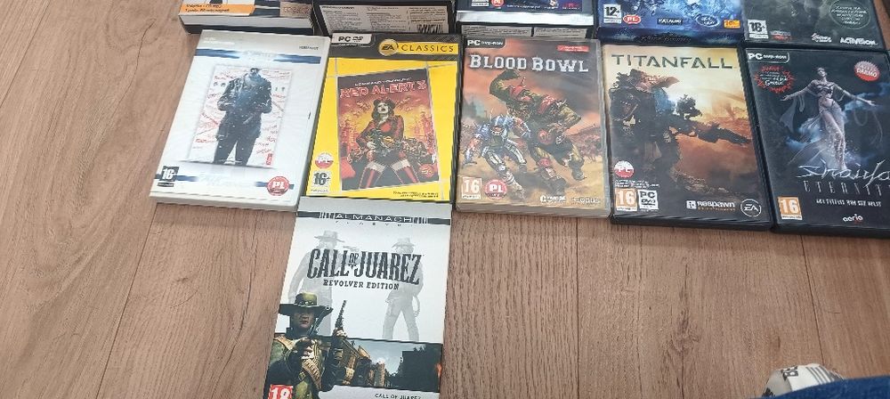 Gry PC Wiedźmin, Gilld Wars, Call of Duty 4 itp..