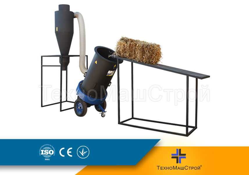 Універсальний подрібнювач сіна, соломи, комишу, лушпиння ДР-500/1000