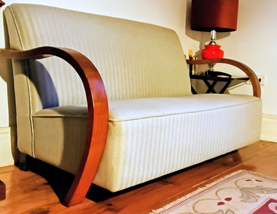 Sofá arte deco restaurado
