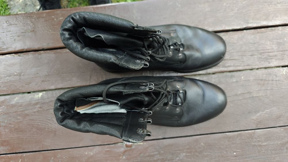 Trzewiki desantowca, buty skórzane wojskowe