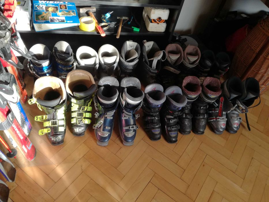 narty różne długości TANIO