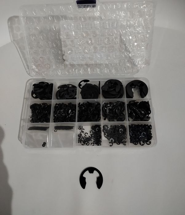 Набір стопорних зовнішніх кілець шайб 1000 штук 3 штуки взяв для себе