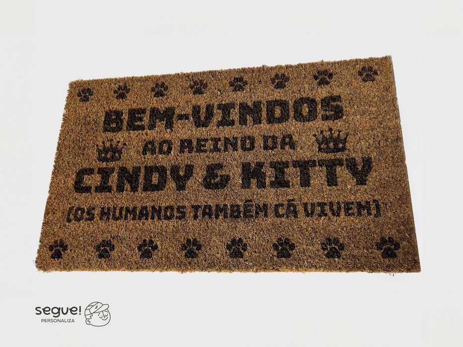 Tapete de entrada personalizado | 20€ unidade | 2 por 35€