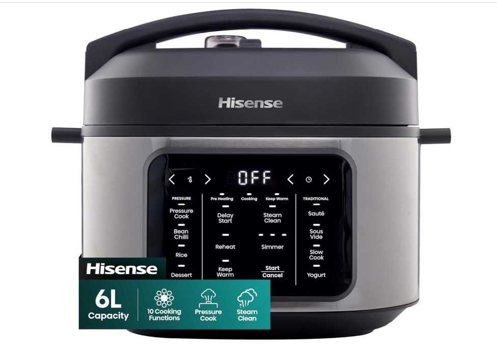 Urządzenie wielofunkcyjne kombiwar multicooker Hisense HMC6SBUK