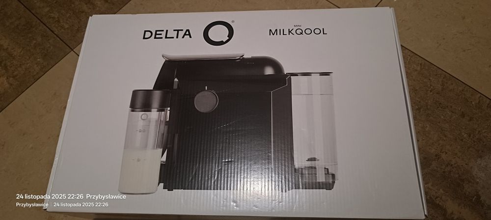 Ekspres do kawy Delta Q Miklqool ze spieniaczem mleka ,nowy, gwarancja