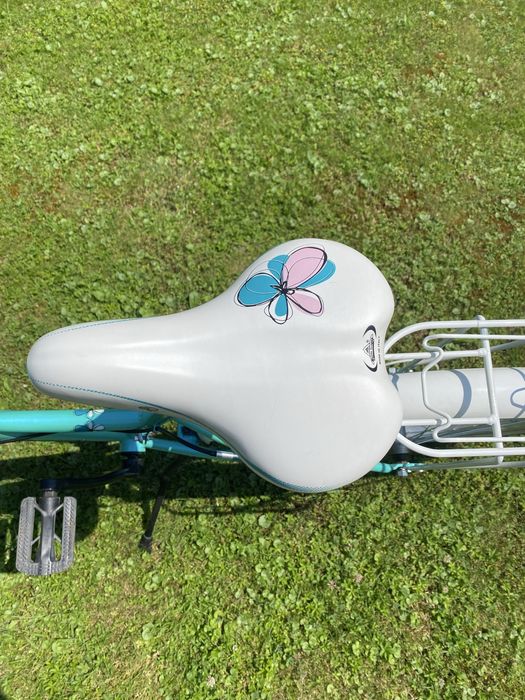 Rower 24  Giulletta miętowo biały