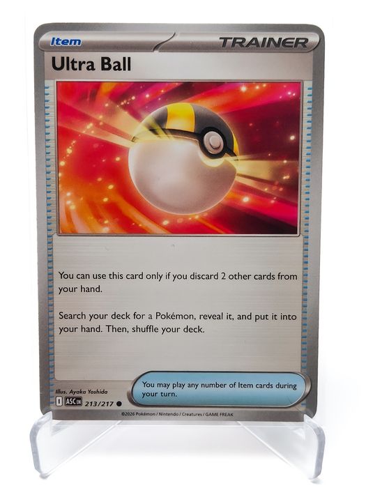 Ultra Ball 213/217 karta pokemon Ascended Heroes
