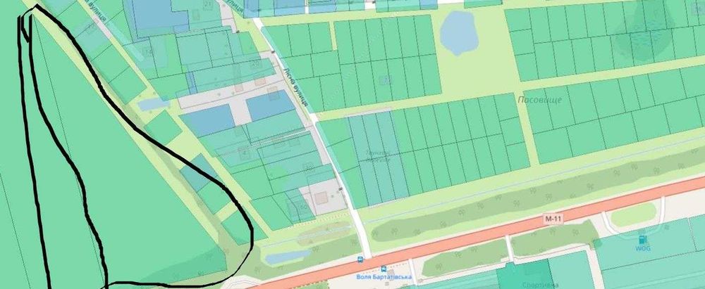 Продаж Земельна ділянка 3 гектари в Бартатові, Львівська область. Львів.