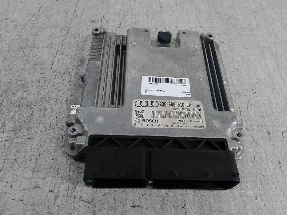 KOMPUTER, STEROWNIK AUDI A4 B7 03G906016LP 0281014107 1.9 TDI BRB BOSCH