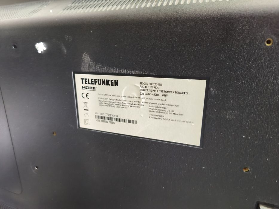 Телевізор Telefunken 32 smart tv