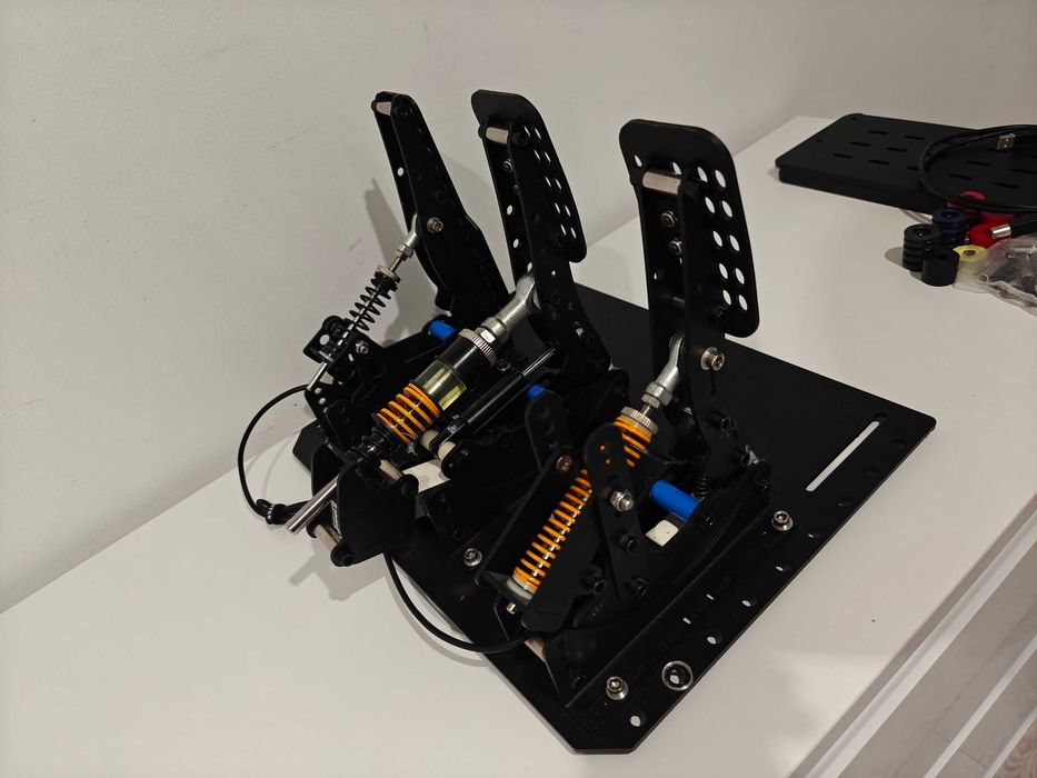 Pedały Simracing SIMRUITO 3-Pack (HE Clone) - Loadcell + hydraulic ROD