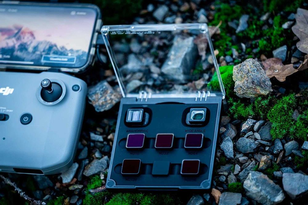 Freewell Lente Anamórfica + Grande Ângular + filtros ND DJI Mini 3 Pro