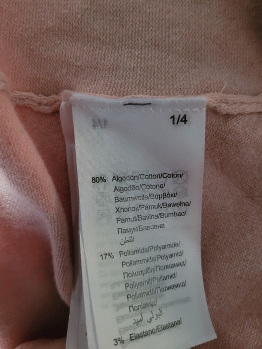 Mayoral 152 sweter kardigan 12 lat z falbanką i kamyczkami