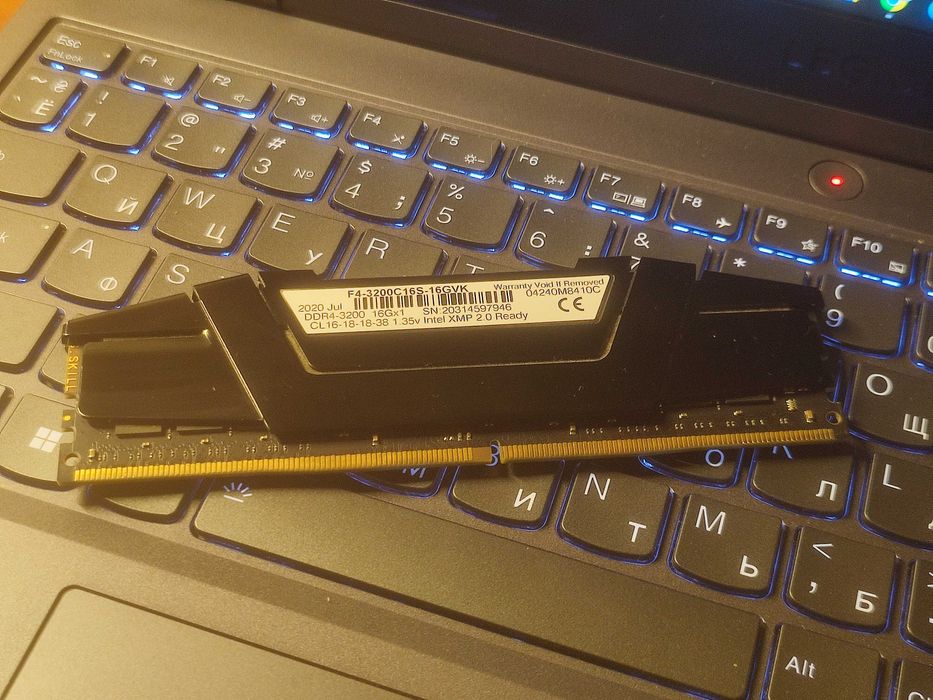 оперативна памʼять G.Skill Ripjaws V DDR4 16GB