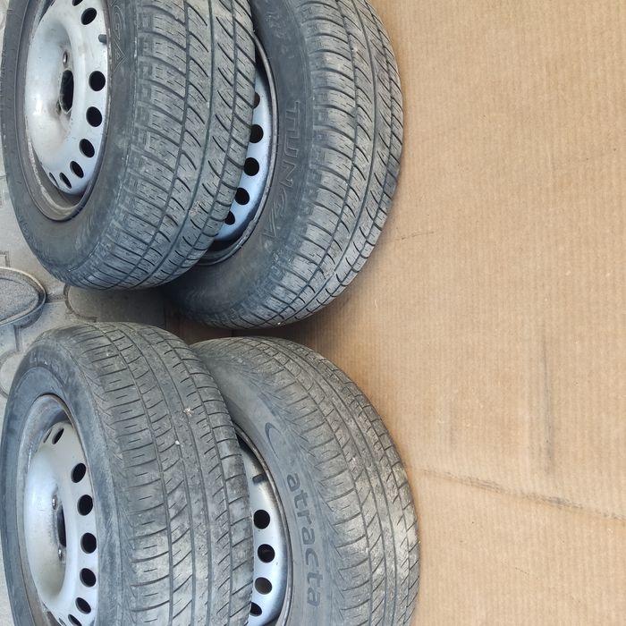 Шины летние 175/70 r13 на дисках 4*100