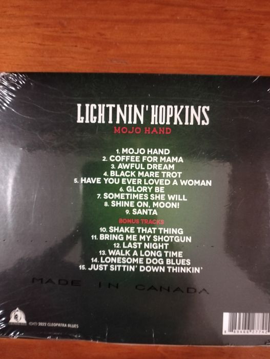 CD Lightnin' Hopkins435606670363207681