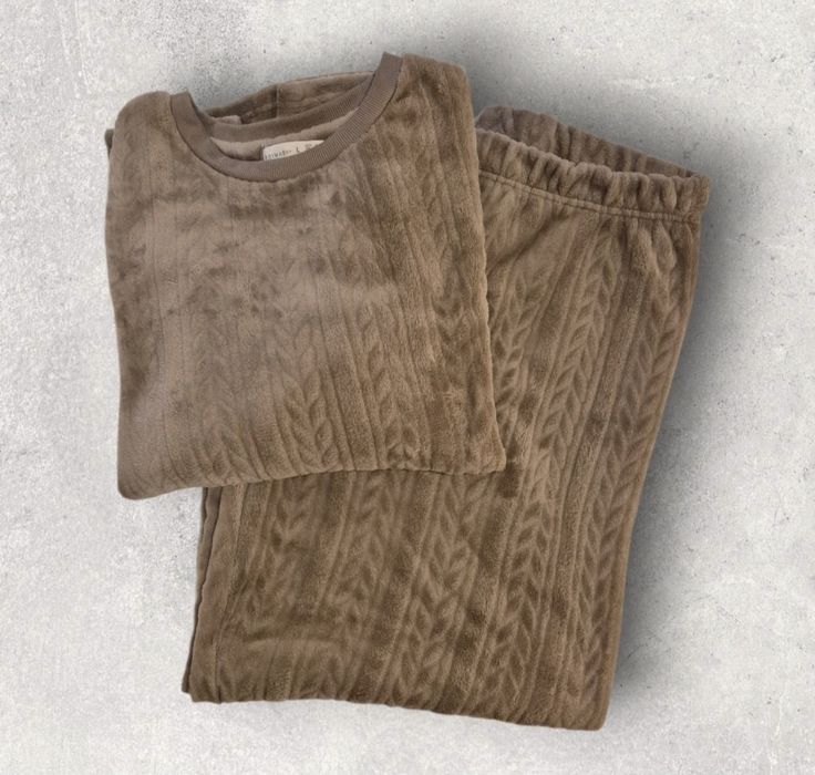 Pijama Primark Castanho Claro Tam L