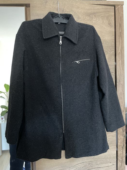 Kurtka wełniana kołnierzyk S