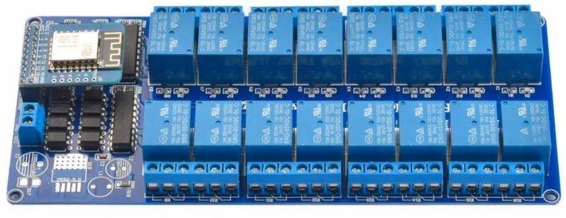 Moduł 16 przekaźników z WiFi ESP8266 5V