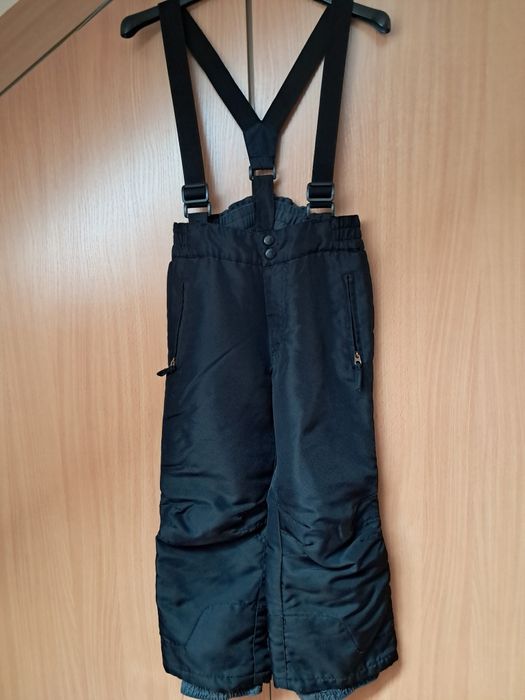 Spodnie czarne narciarskie r.116-122"Touch9"