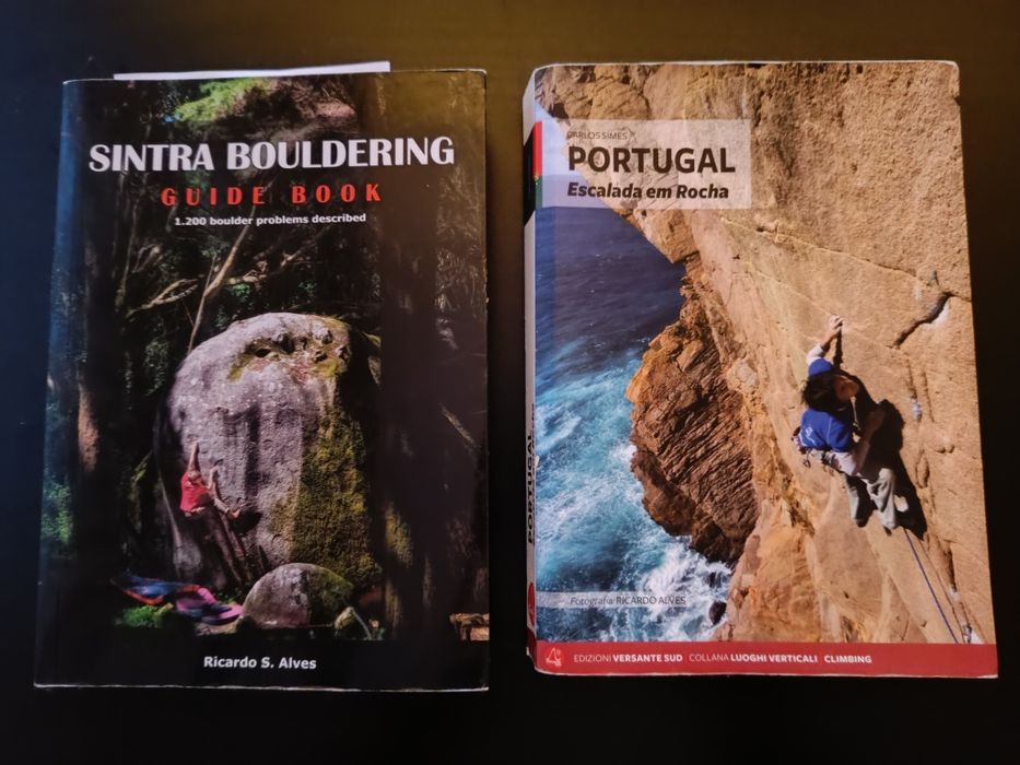 Livros guia  escalada Portugal